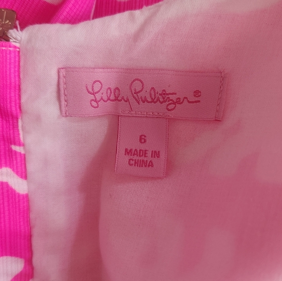 EUC Lilly Pulitzer Delia Shift Dress In Tusk In The Sun, Size 6 - Picture 9 of 9